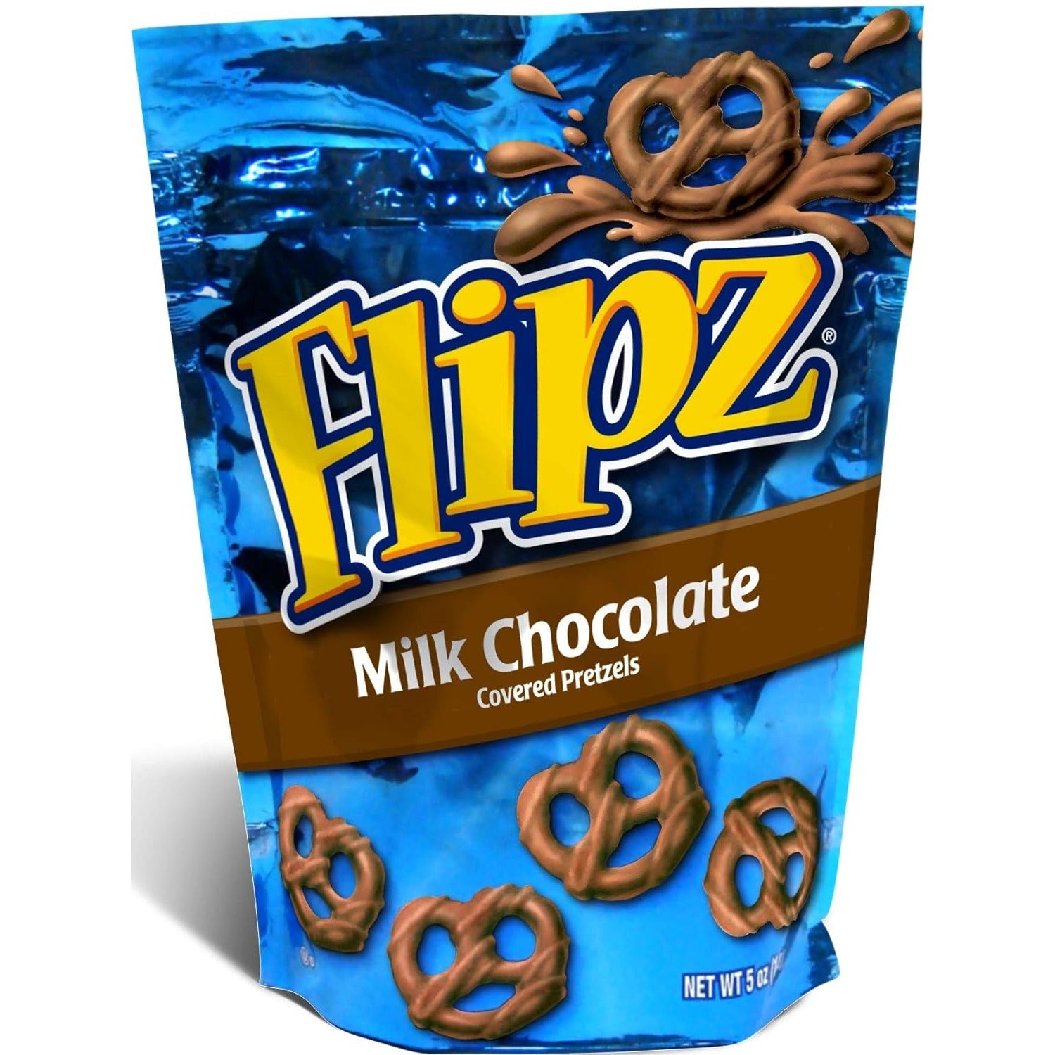 Flipz Pretzels, Milk Chocolate, 5 Oz each, Pack of 6
