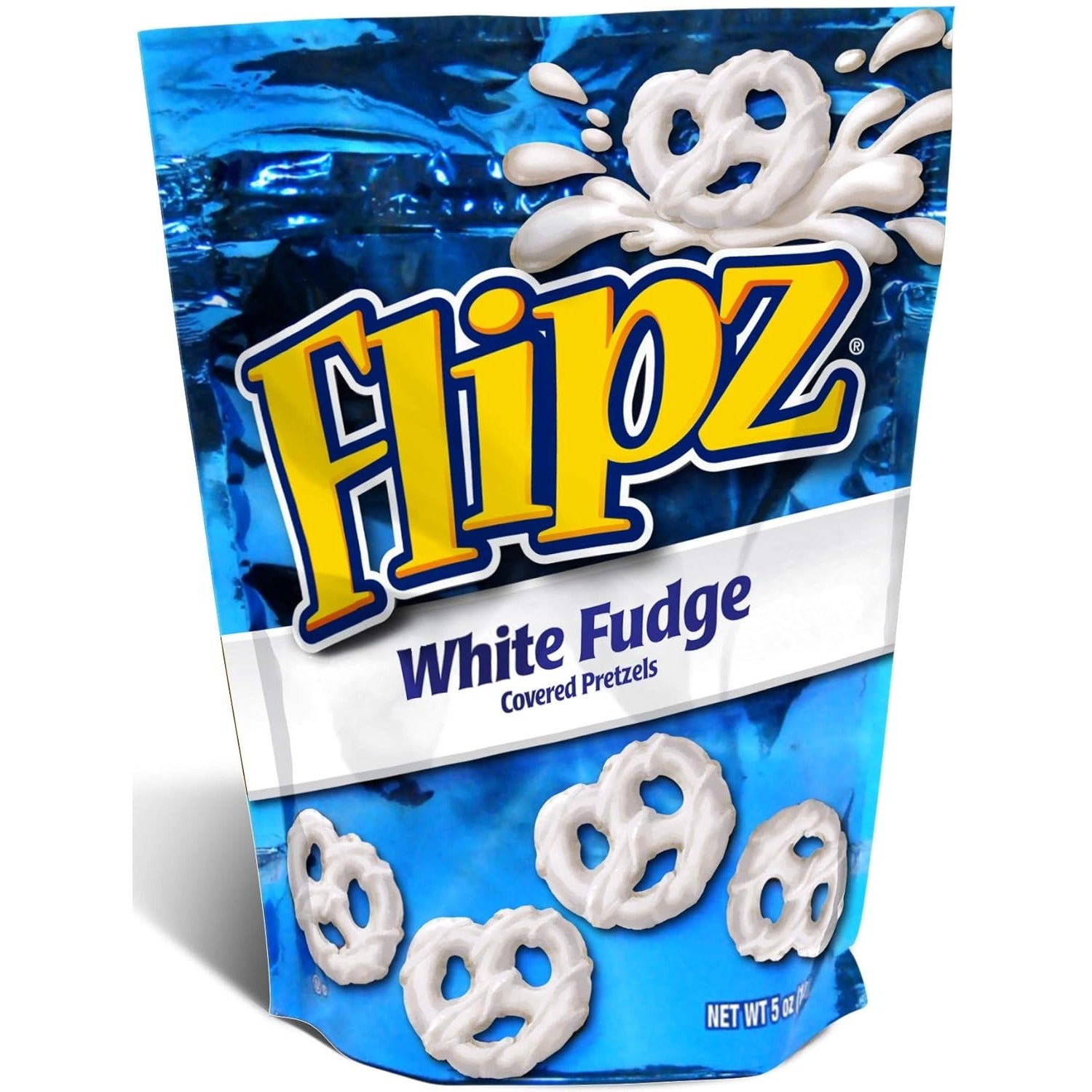 Flipz Pretzels, White Fudge, 5 oz, Pack of 6