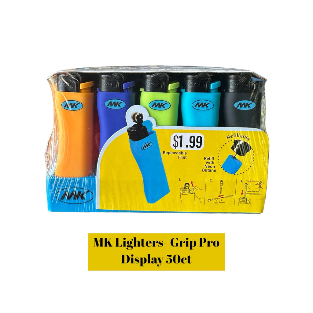 MK Lighter Classic Grip 50ct - A1 WHOLESALE LLC wholesale supplier Aonecostumer