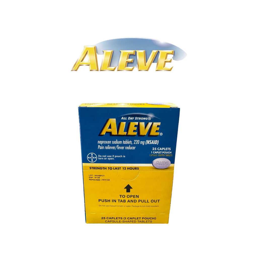 Aleve Tablet 1 pk Dispenser- 25ct - A1 WHOLESALE LLC wholesale supplier Aonecostumer