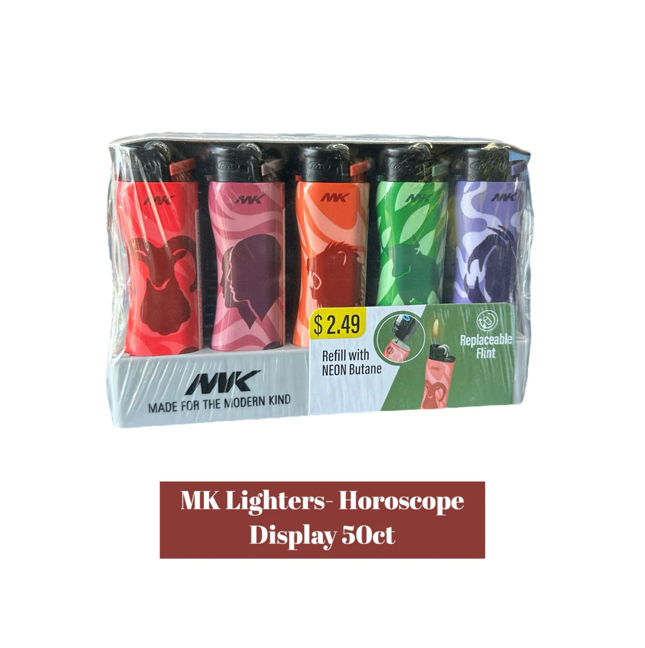 MK Lighter Horoscope design 50ct - A1 WHOLESALE LLC wholesale supplier Aonecostumer
