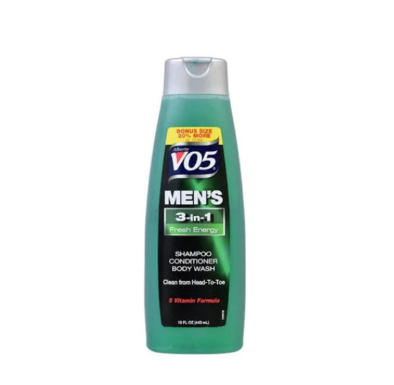VO5 MEN 3-IN-1 FRESH ENERGY SH/CD/BW -15oz/6pk - A1 WHOLESALE LLC wholesale supplier Aonecostumer