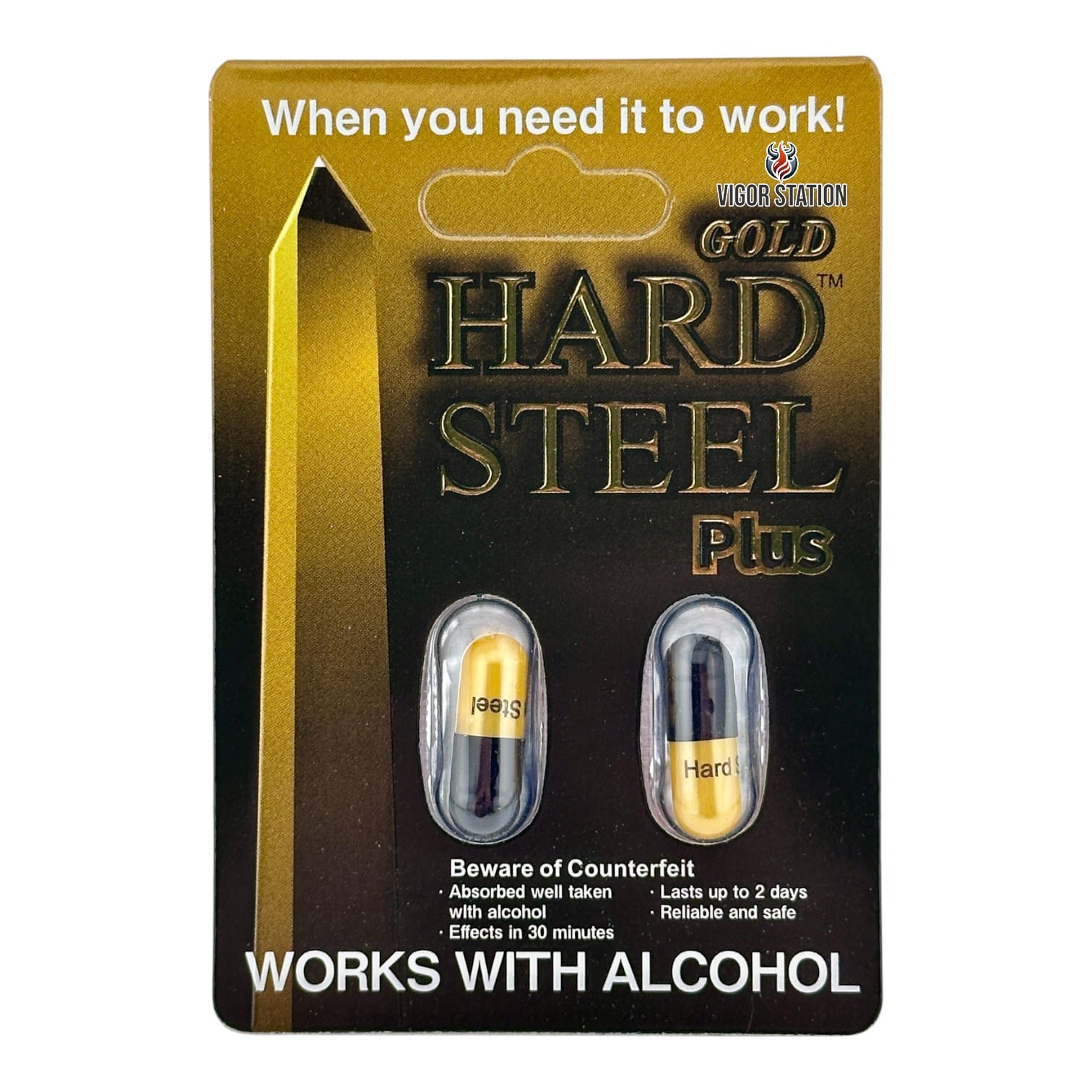 Hard Steel Plus Pill – 2 Capsules - Pills Hard Steel wholesale supplier Aonecostumer
