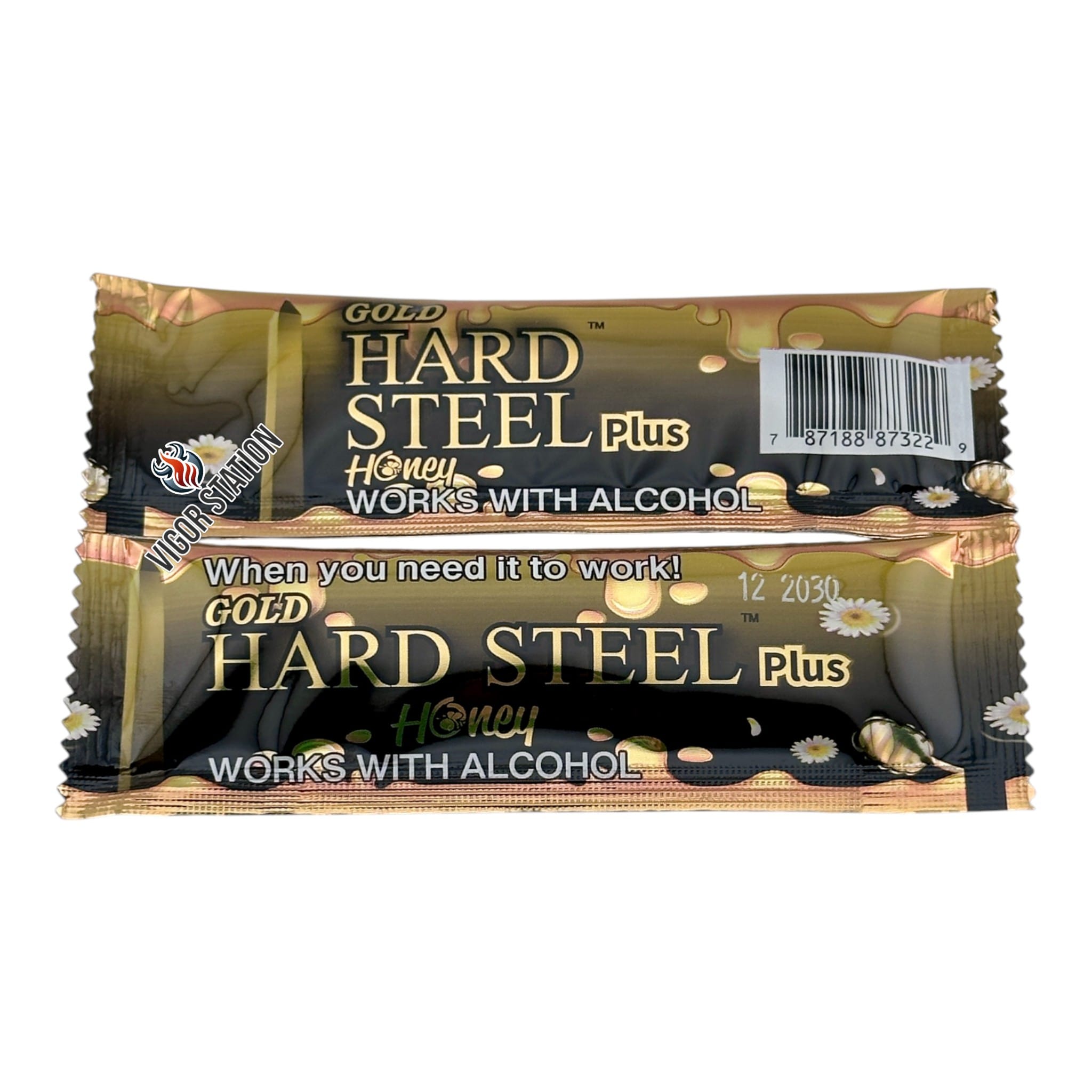 Gold Hard Steel Plus Honey – 12 Pack - Honey Packs Hard Steel wholesale supplier Aonecostumer