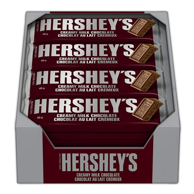 Hershey's Chocolate Bars, Milk Chocolate, 55.8 Oz, 36/box - My Store wholesale supplier Aonecostumer