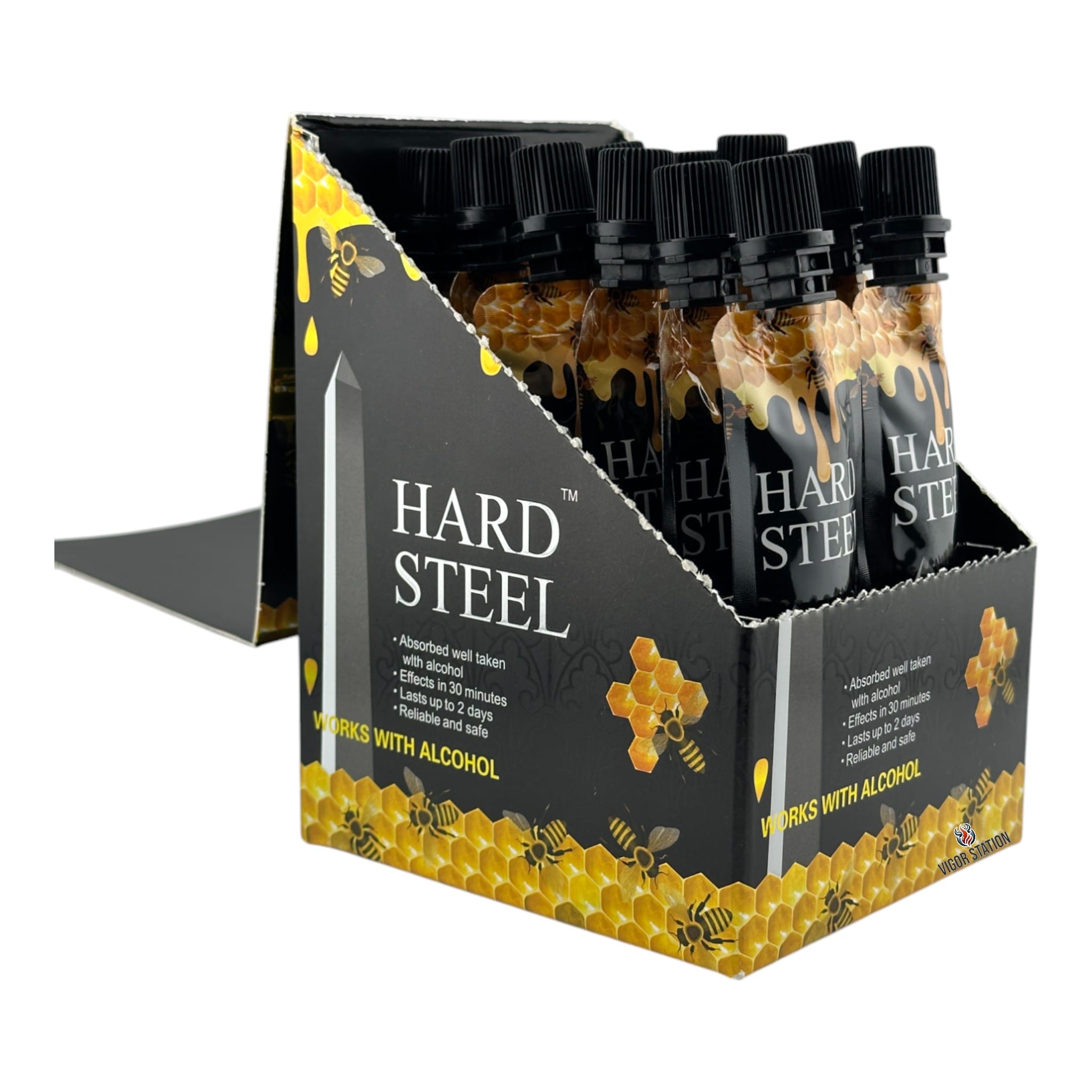 Hard Steel Honey – 12 Pouches - Honey Packs Hard Steel wholesale supplier Aonecostumer