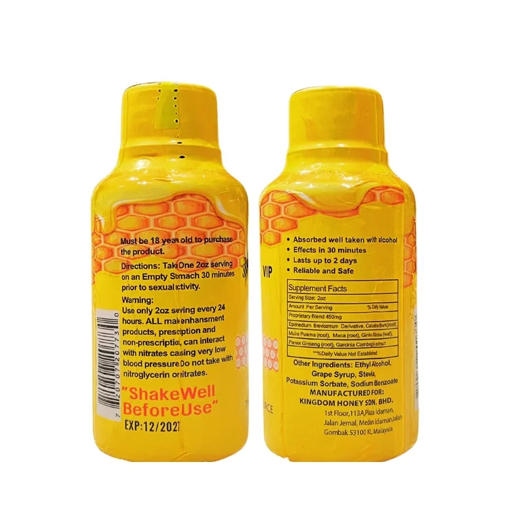 Royal honey shots (12 bottles) - VITAL HONEY STORE wholesale supplier Aonecostumer