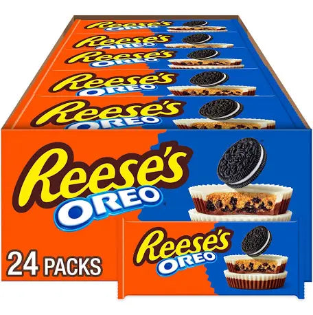 OREO REESES Cookie Cups 24-Pack Case — Grab-and-Go Snack Cups