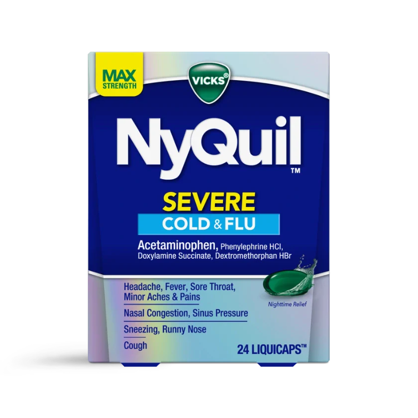 NyQuil SEVERE 2 pack of 24ct - A1 WHOLESALE LLC wholesale supplier Aonecostumer