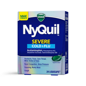 NyQuil SEVERE 2 pack of 24ct - A1 WHOLESALE LLC wholesale supplier Aonecostumer