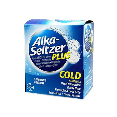 ALKA SELTZER PLUS COLD 25CT | case - A1 WHOLESALE LLC wholesale supplier Aonecostumer