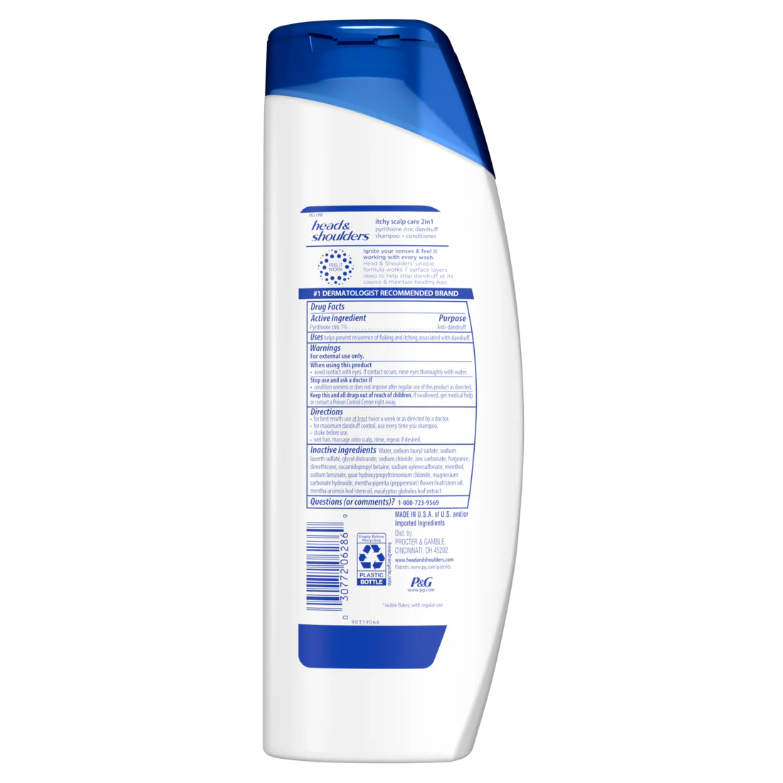 Head & Shoulders 2 in 1 Dandruff Shampoo and Conditioner Itchy Scalp Care - 12.5oz/6pk - A1 WHOLESALE LLC wholesale supplier Aonecostumer