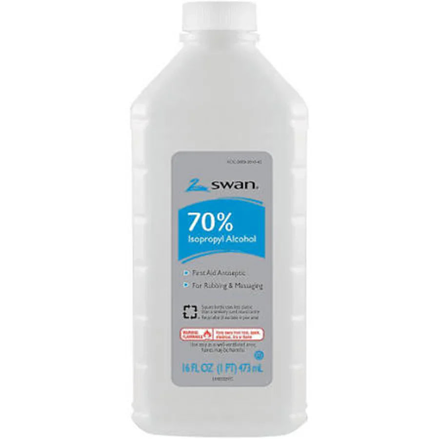 Swan Rubbing Alcohol 70% White - 16oz - A1 WHOLESALE LLC wholesale supplier Aonecostumer