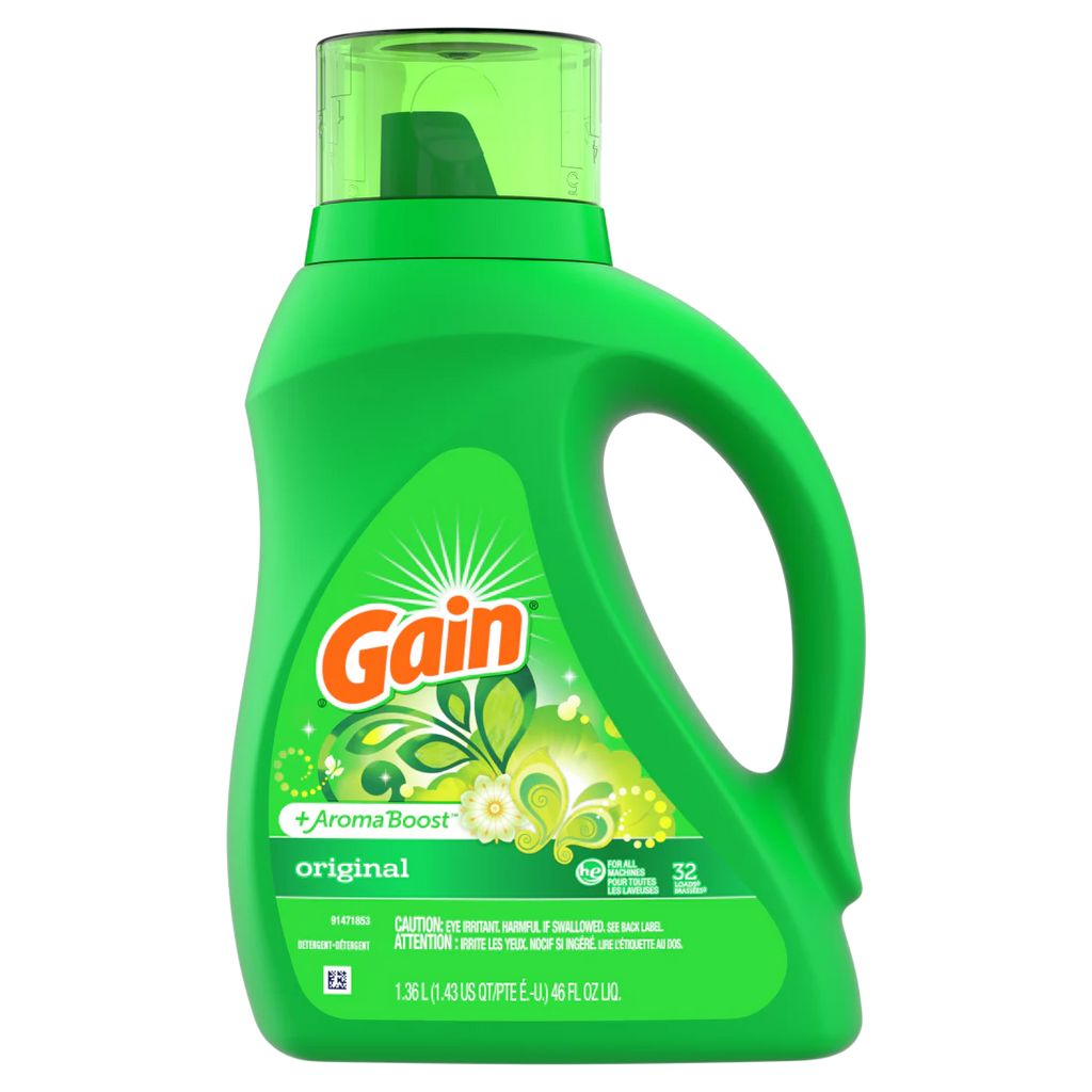 Gain + Aroma Boost Liq. HE Original 32 Loads - 46oz/6pk - A1 WHOLESALE LLC wholesale supplier Aonecostumer