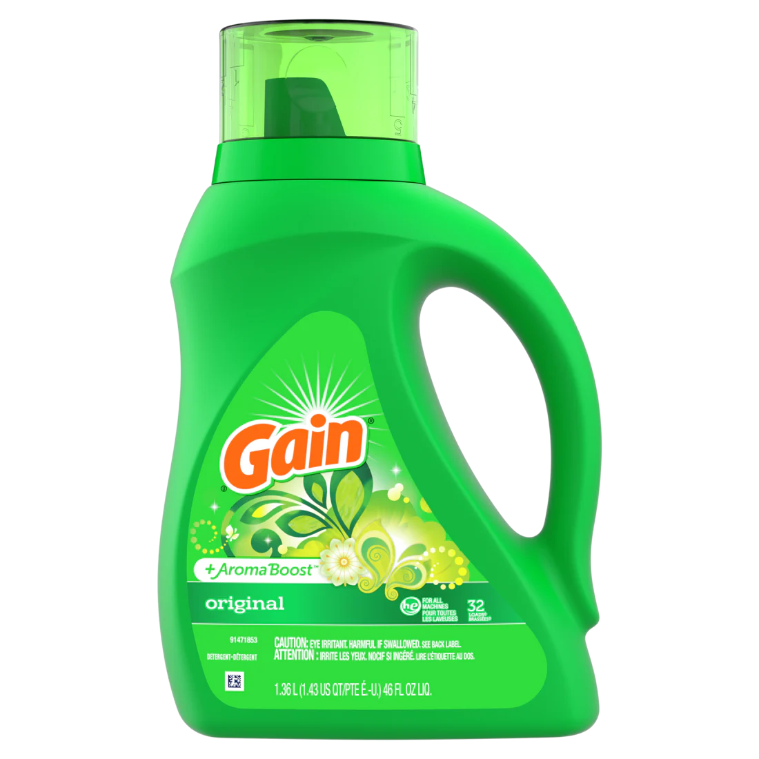 Gain + Aroma Boost Liq. HE Original 32 Loads - 46oz/6pk - A1 WHOLESALE LLC wholesale supplier Aonecostumer