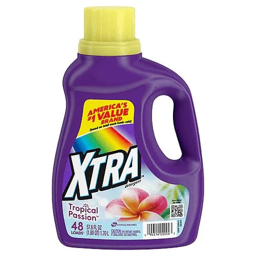 Xtra Liquid Laundry Detergent Tropical Passion - 57.6oz/6pk - A1 WHOLESALE LLC wholesale supplier Aonecostumer
