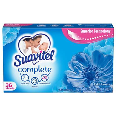 Suavitel Complete Superior Field Flower Fabric Conditioner Sheets - 36ct/12pk - A1 WHOLESALE LLC wholesale supplier Aonecostumer