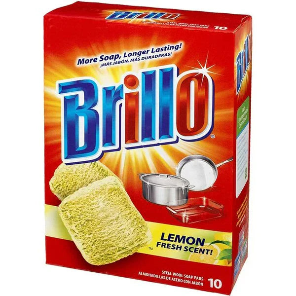 Brillo Steel Wool Soap Pads Red - 18ct/12pk - A1 WHOLESALE LLC wholesale supplier Aonecostumer
