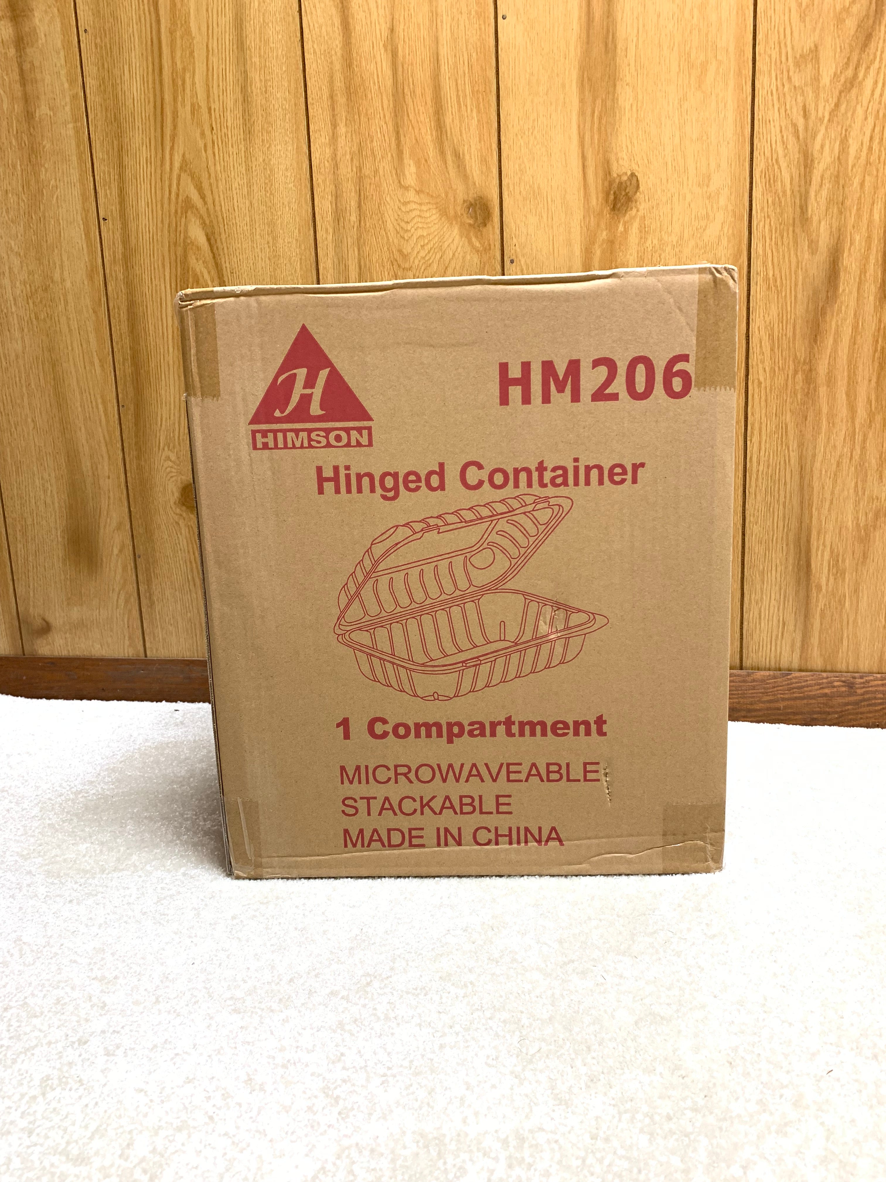 Himson 9"x6 hinged container 150 pcs - My Store wholesale supplier Aonecostumer