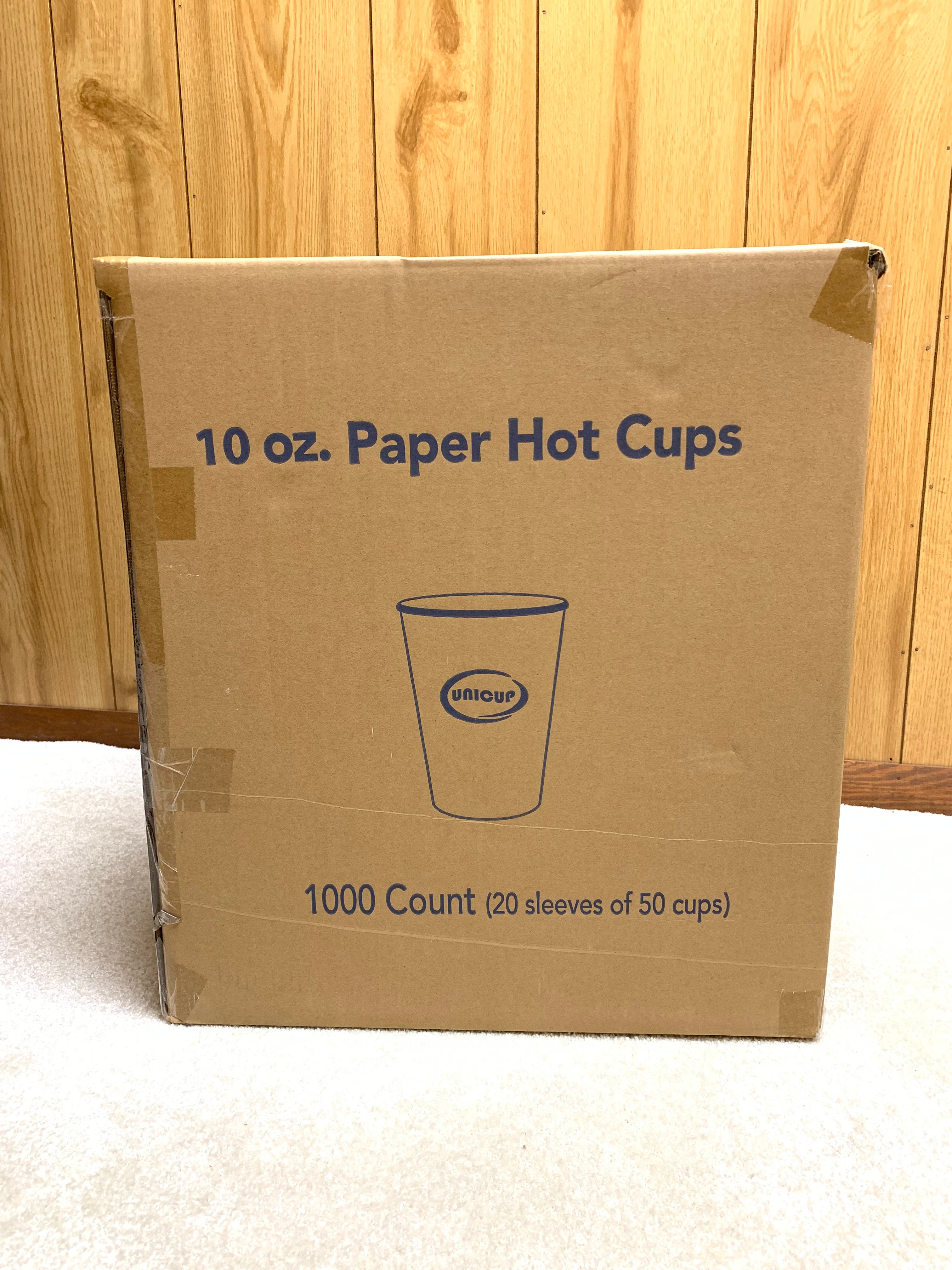 Paper hot cups 10oz, 12oz, 16oz 1000ct - My Store wholesale supplier Aonecostumer