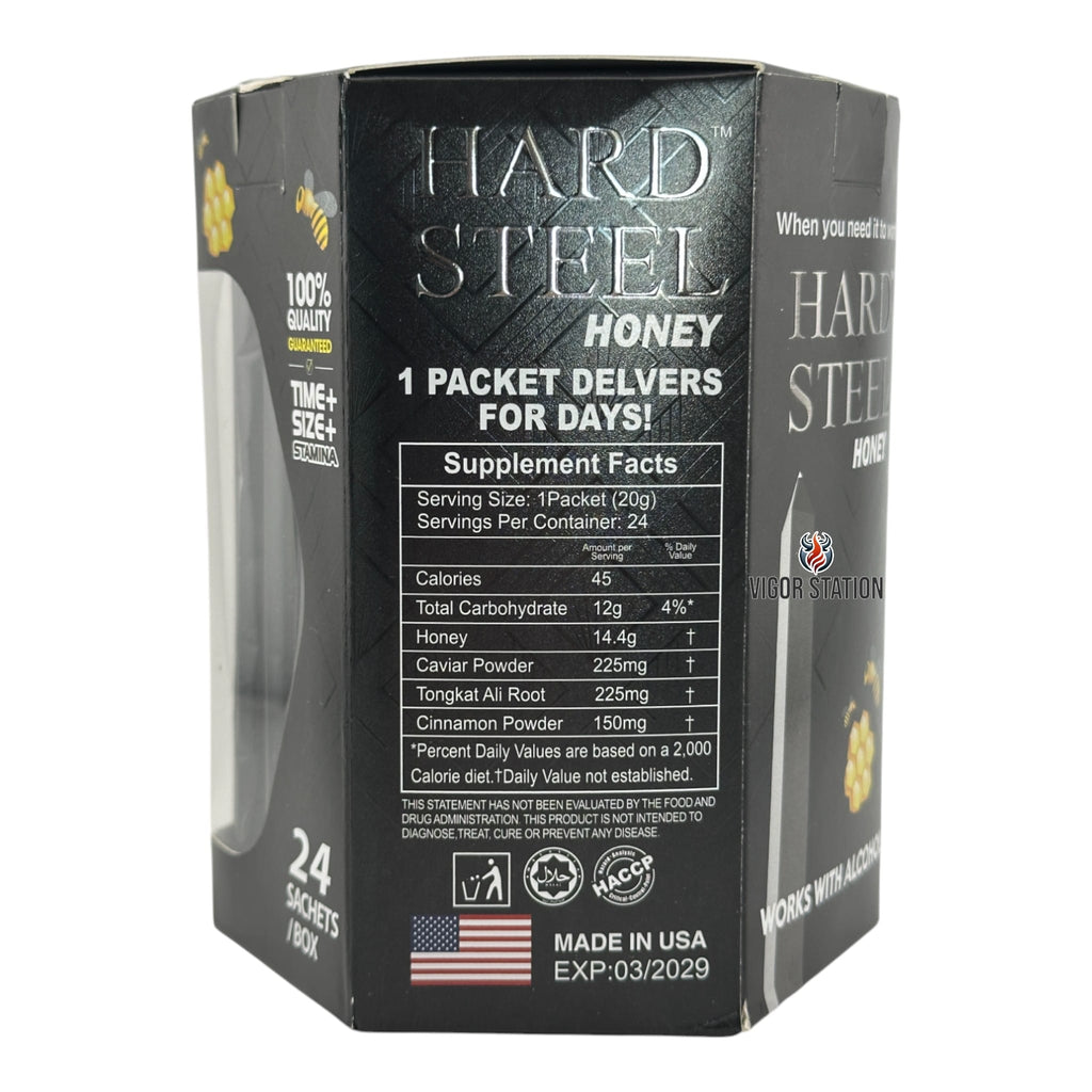 Hard Steel Honey – 24 Pack - Honey Packs Hard Steel wholesale supplier Aonecostumer