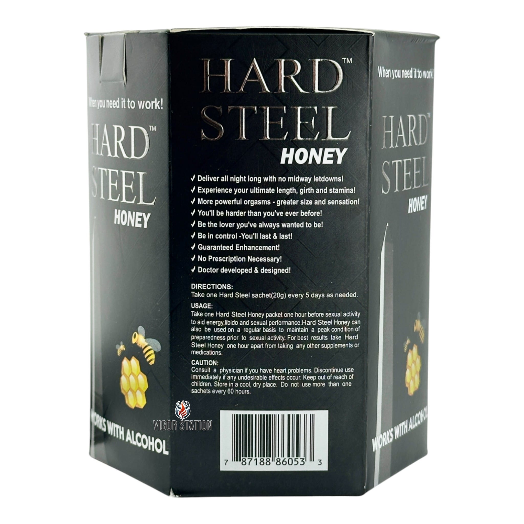 Hard Steel Honey – 24 Pack - Honey Packs Hard Steel wholesale supplier Aonecostumer