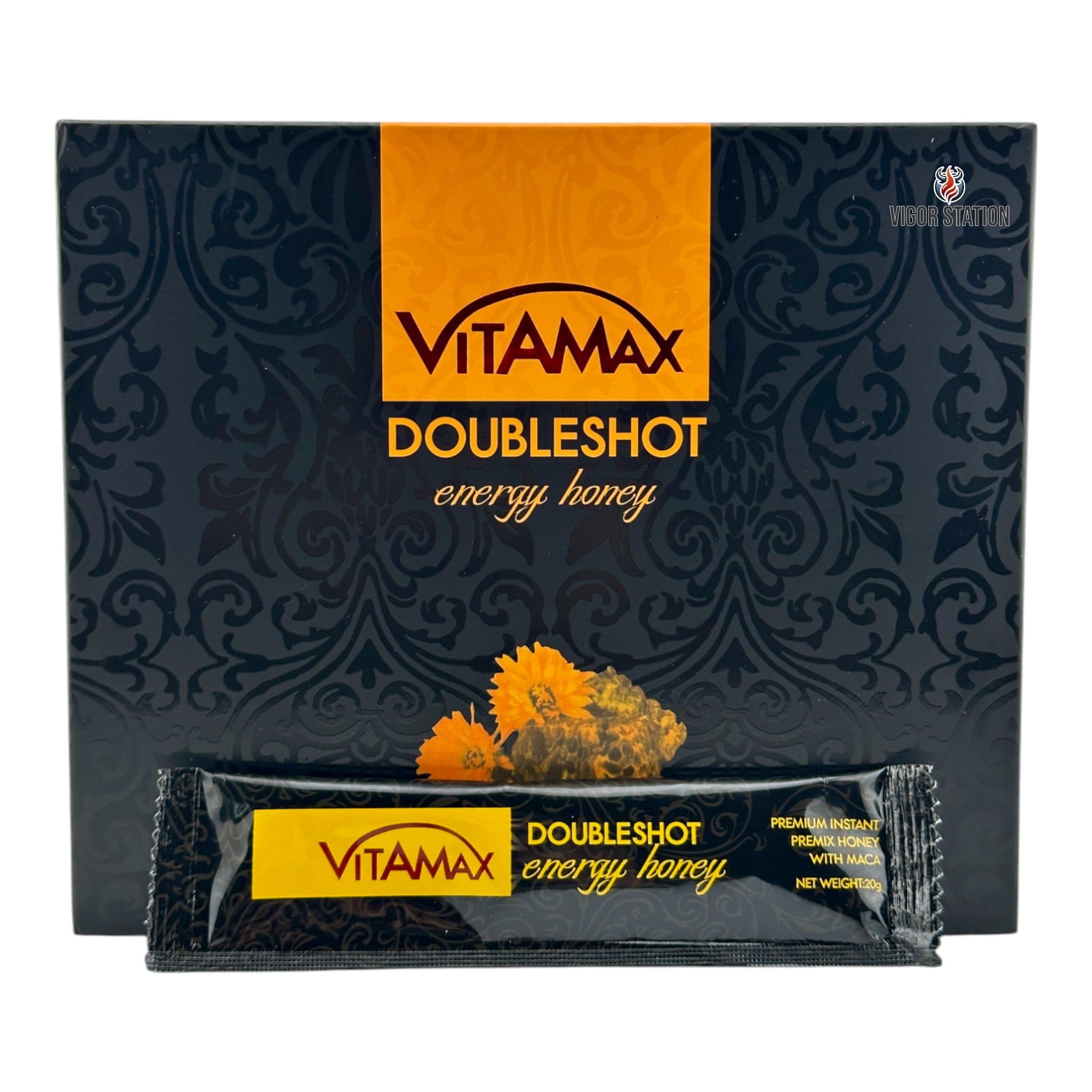 Vitamax Doubleshot Energy Honey – 10 Pack - Honey Packs Vitamax Energy Honey wholesale supplier Aonecostumer
