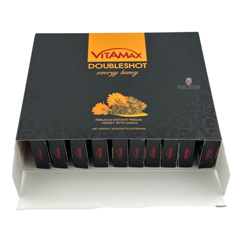 Vitamax Doubleshot Energy Honey – 10 Pack - Honey Packs Vitamax Energy Honey wholesale supplier Aonecostumer