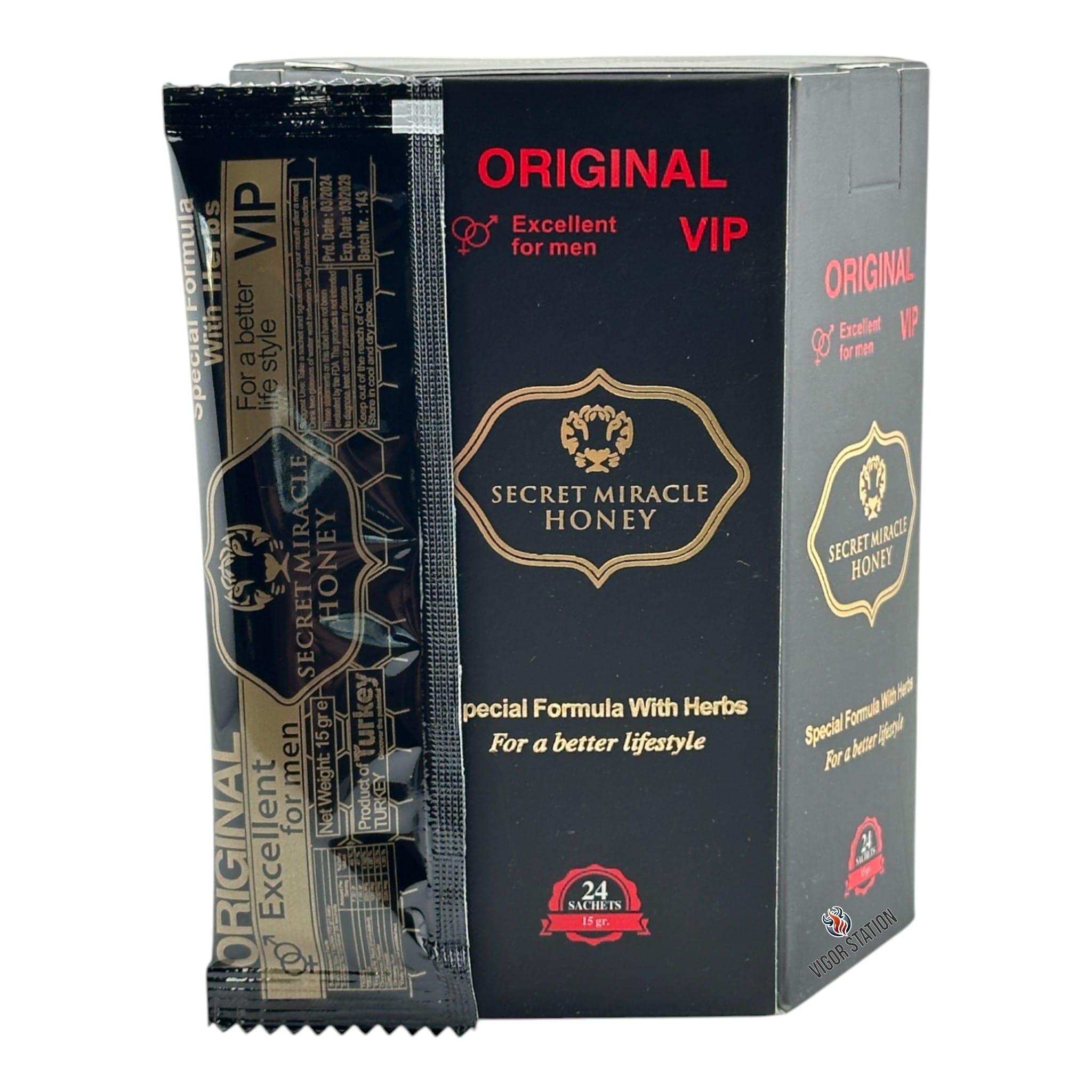 Secret Miracle Honey – 24 Pack - Honey Packs Secret Miracle Honey wholesale supplier Aonecostumer