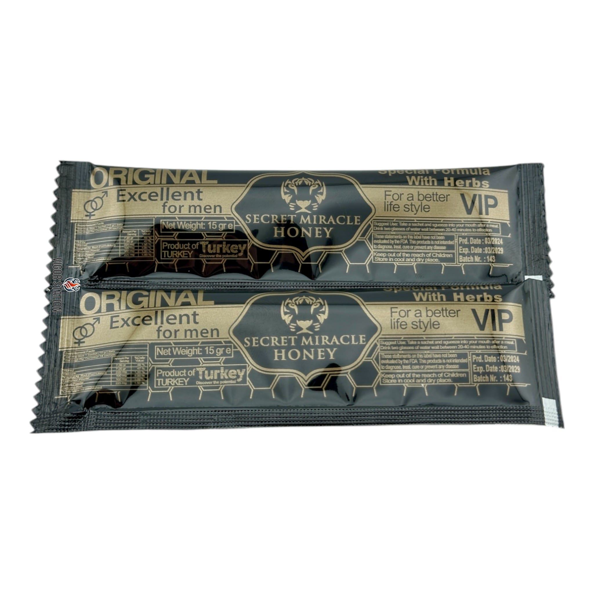 Secret Miracle Honey – 24 Pack - Honey Packs Secret Miracle Honey wholesale supplier Aonecostumer