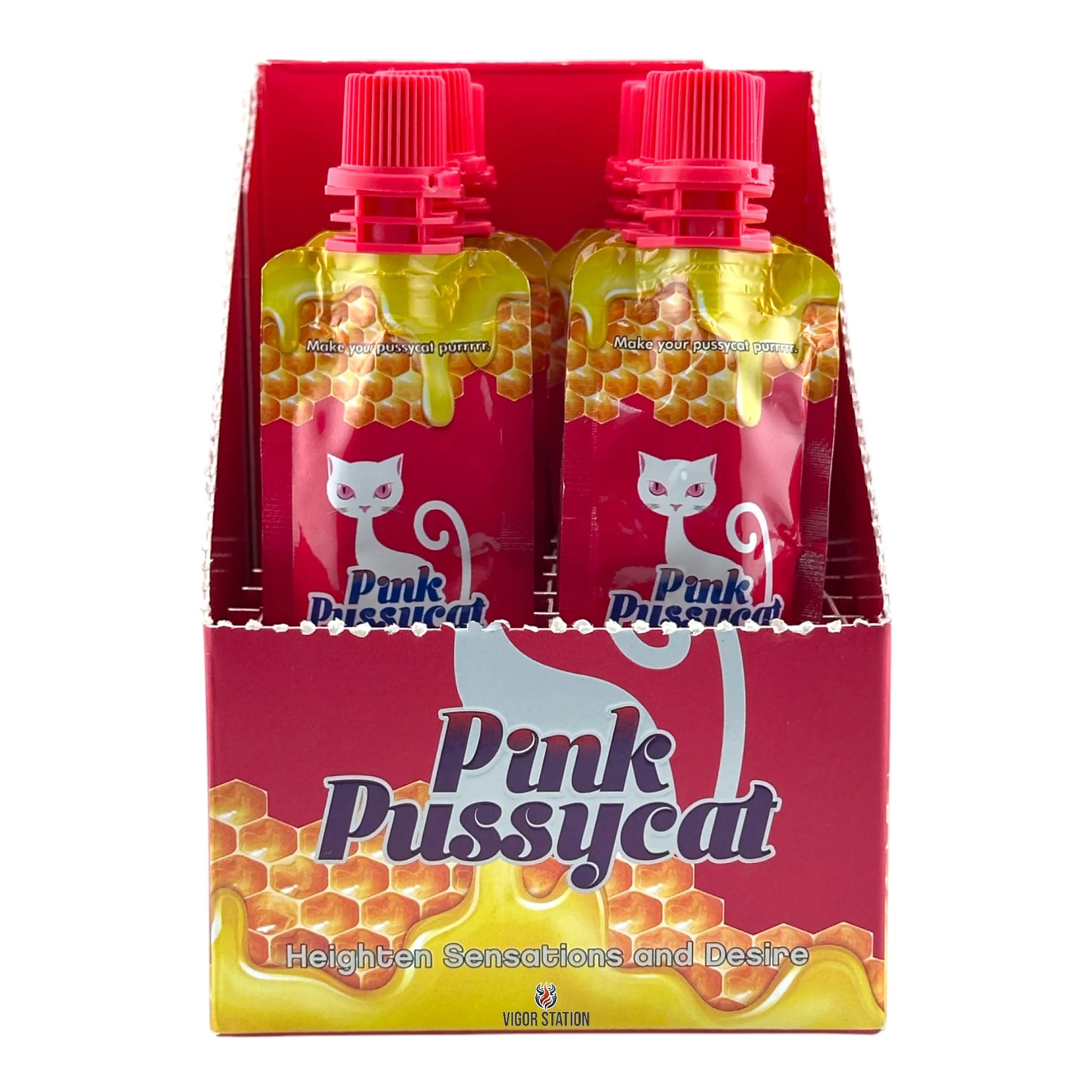 Women Pink Pussycat Honey 12 Pack Tubes - Vitalhoneyus wholesale supplier Aonecostumer