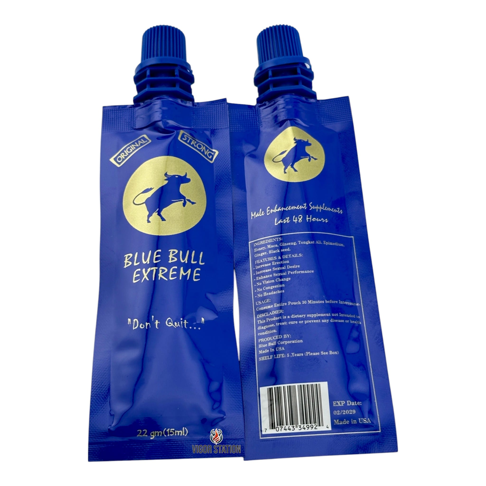 Blue Bull Honey – 15 Pouches - Honey Packs Blue Bull Honey wholesale supplier Aonecostumer