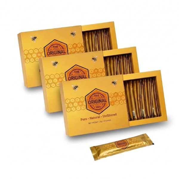 3 x The Original Honey Sachets – 12 Sachets Each