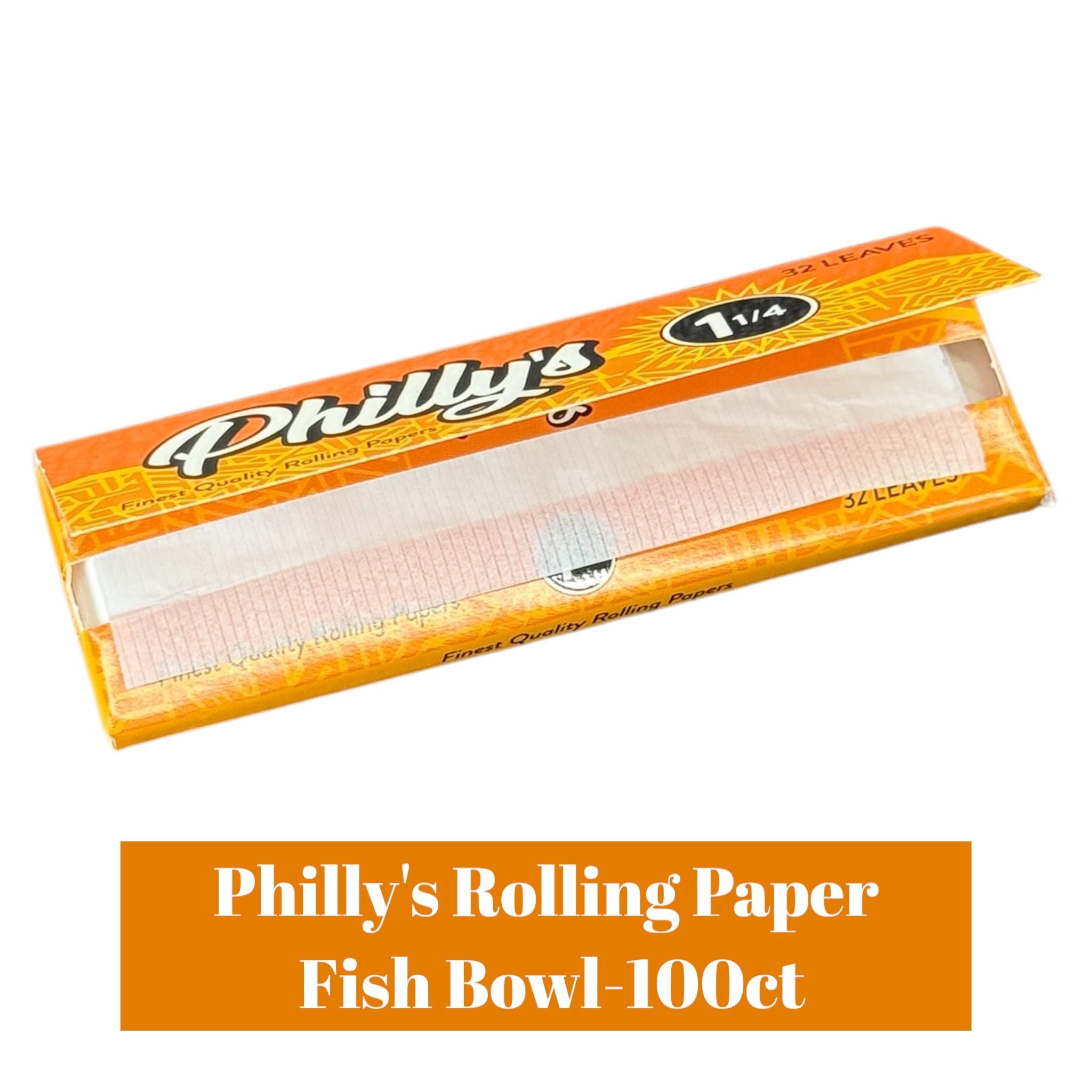 Philly's Rolling Paper Fish Bowl- 100ct - Rolling Papers Phillys wholesale supplier Aonecostumer