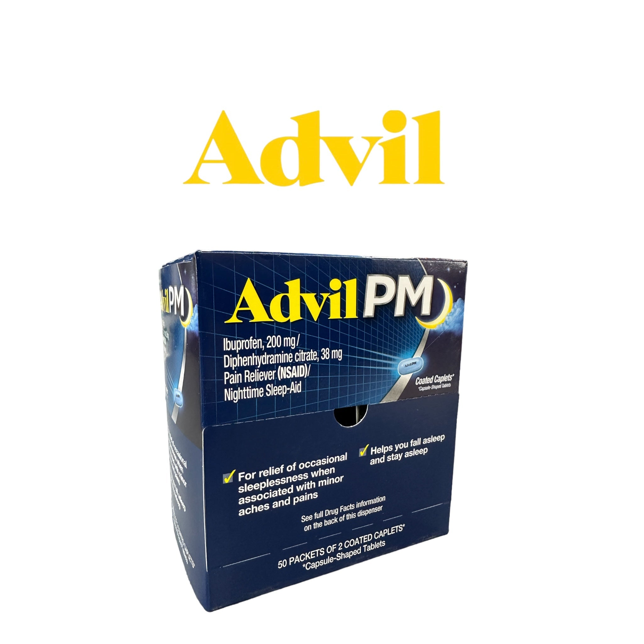 Advil PM Caps 2pk- 50ct - Medicine Advil wholesale supplier Aonecostumer