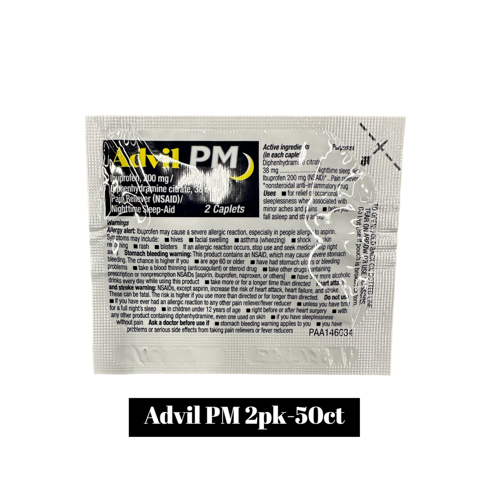 Advil PM Caps 2pk- 50ct - Medicine Advil wholesale supplier Aonecostumer