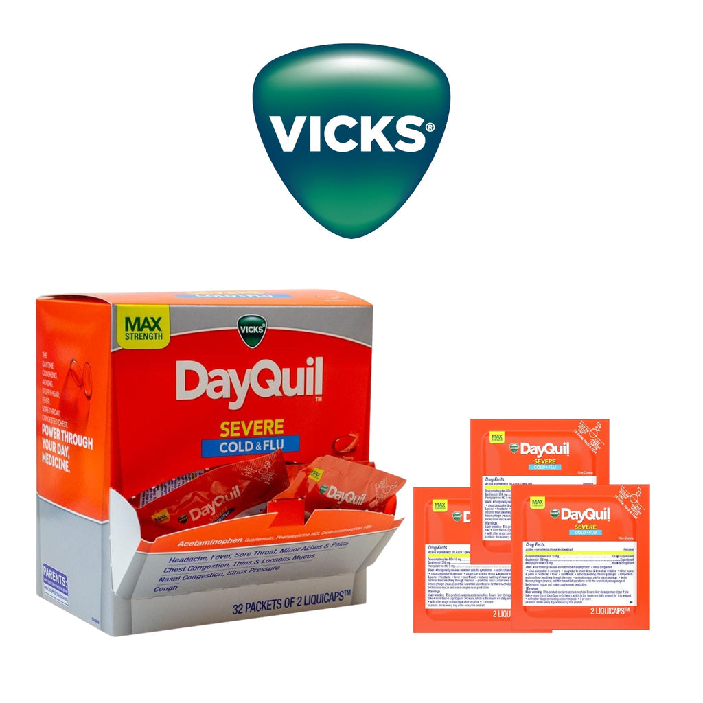 DayQuill Cols & Flu Caplets 2pk- 32ct - Medicine Vicks wholesale supplier Aonecostumer