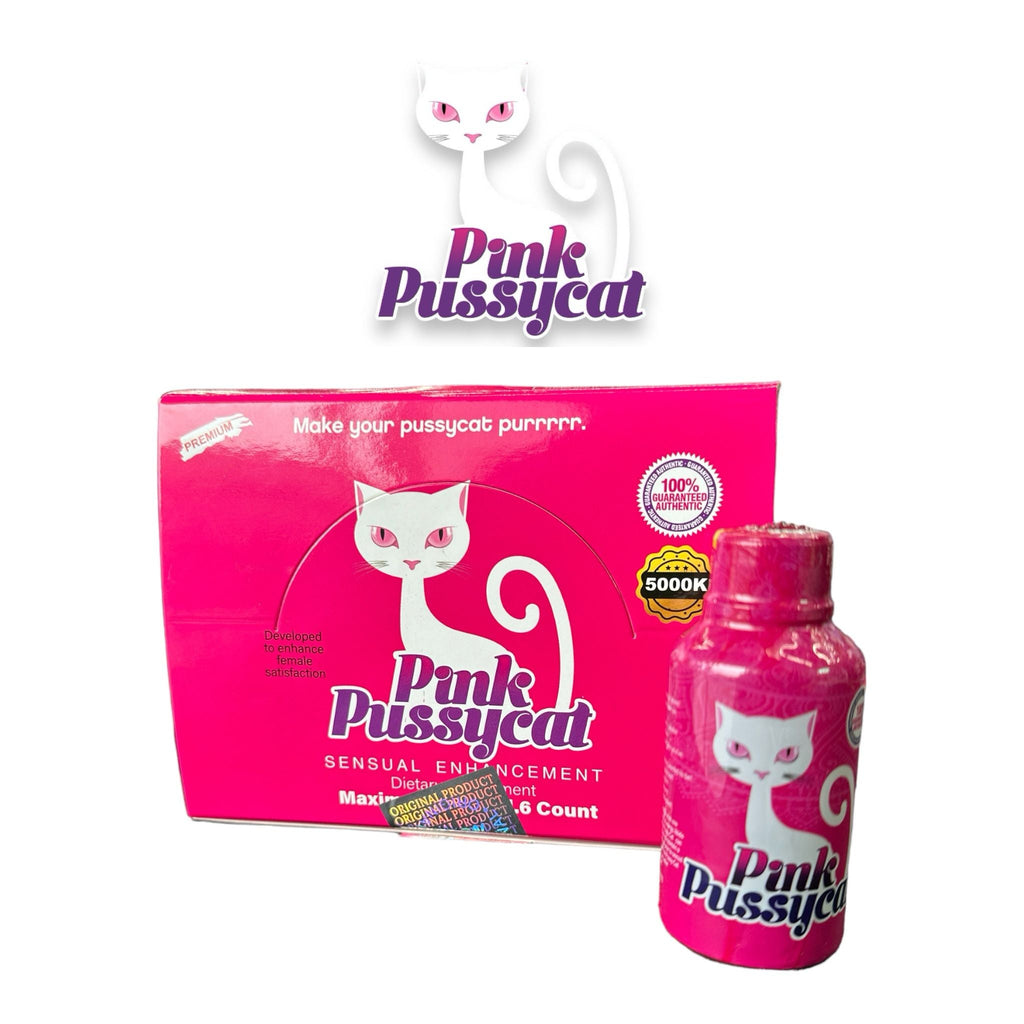 Pink Pussycat 500K Shots- 12ct - Enhancement Supplies Pink Pussycat wholesale supplier Aonecostumer