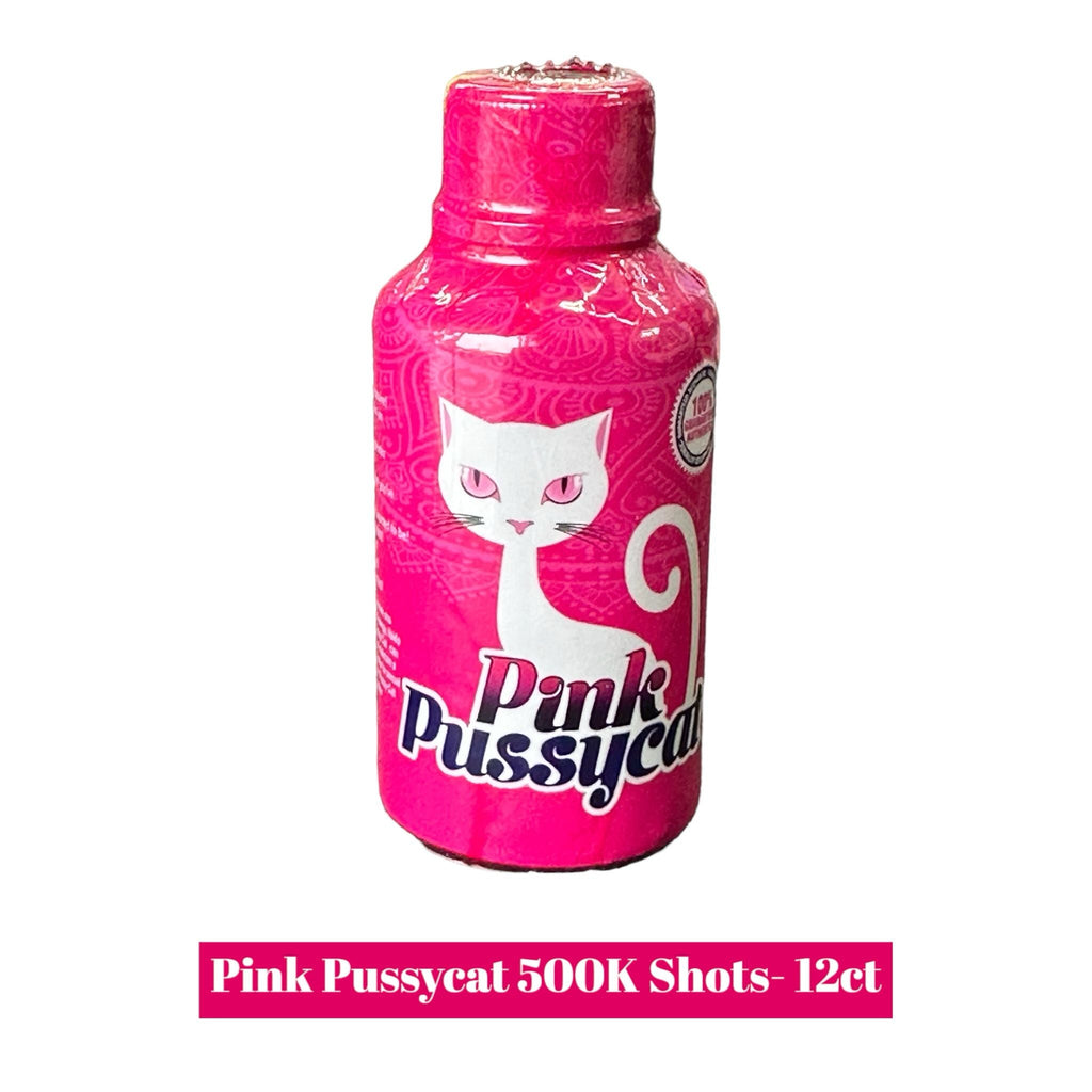 Pink Pussycat 500K Shots- 12ct - Enhancement Supplies Pink Pussycat wholesale supplier Aonecostumer