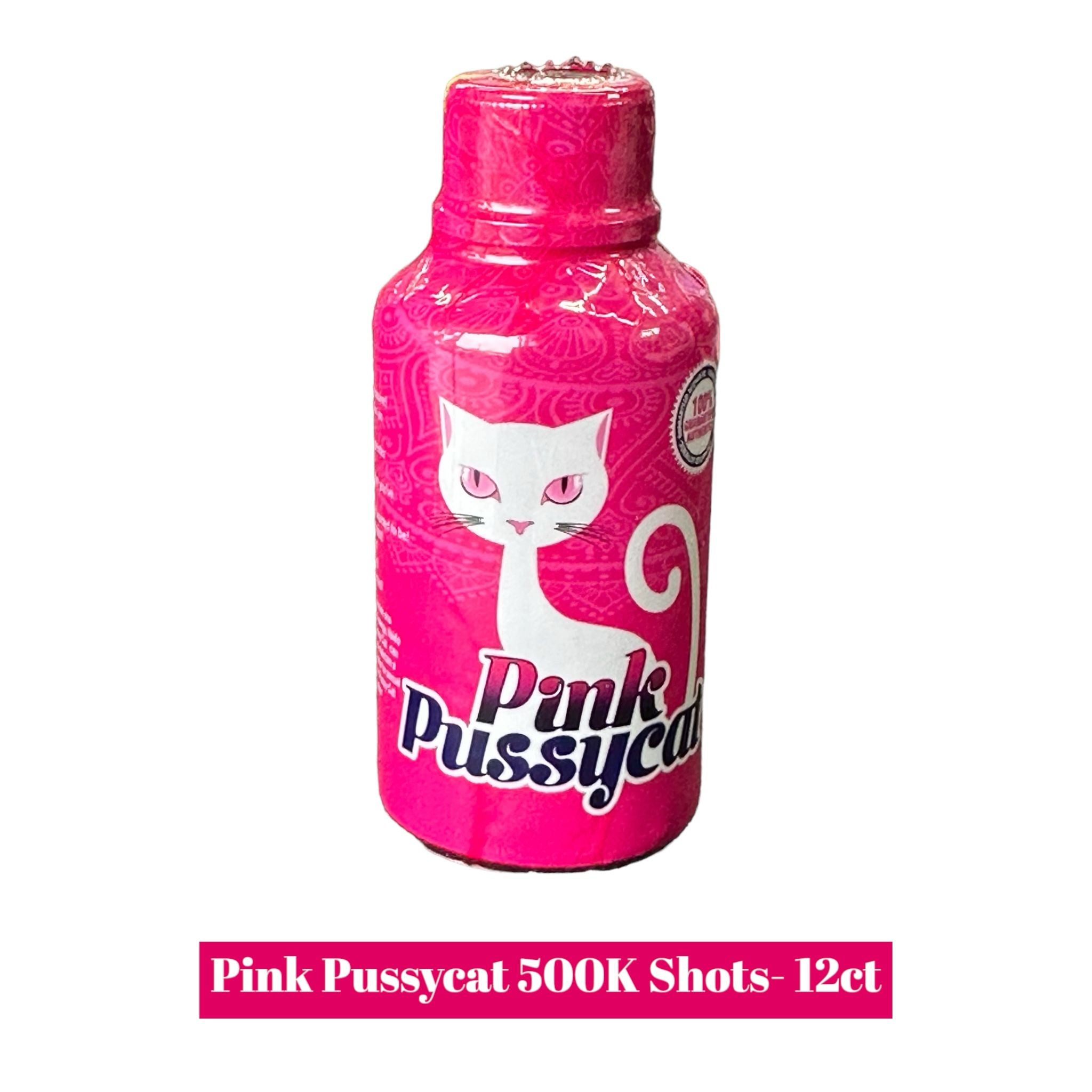 Pink Pussycat 500K Shots- 12ct - Enhancement Supplies Pink Pussycat wholesale supplier Aonecostumer