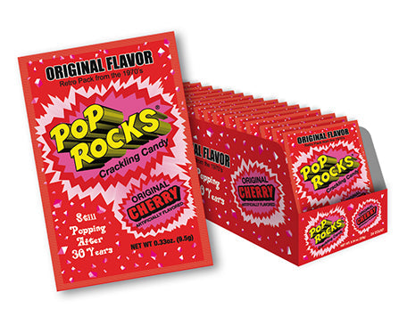 Pop Rocks Original Cherry Flavor (24 Packs Per Box) - UsaCandyWholesale.Com wholesale supplier Aonecostumer