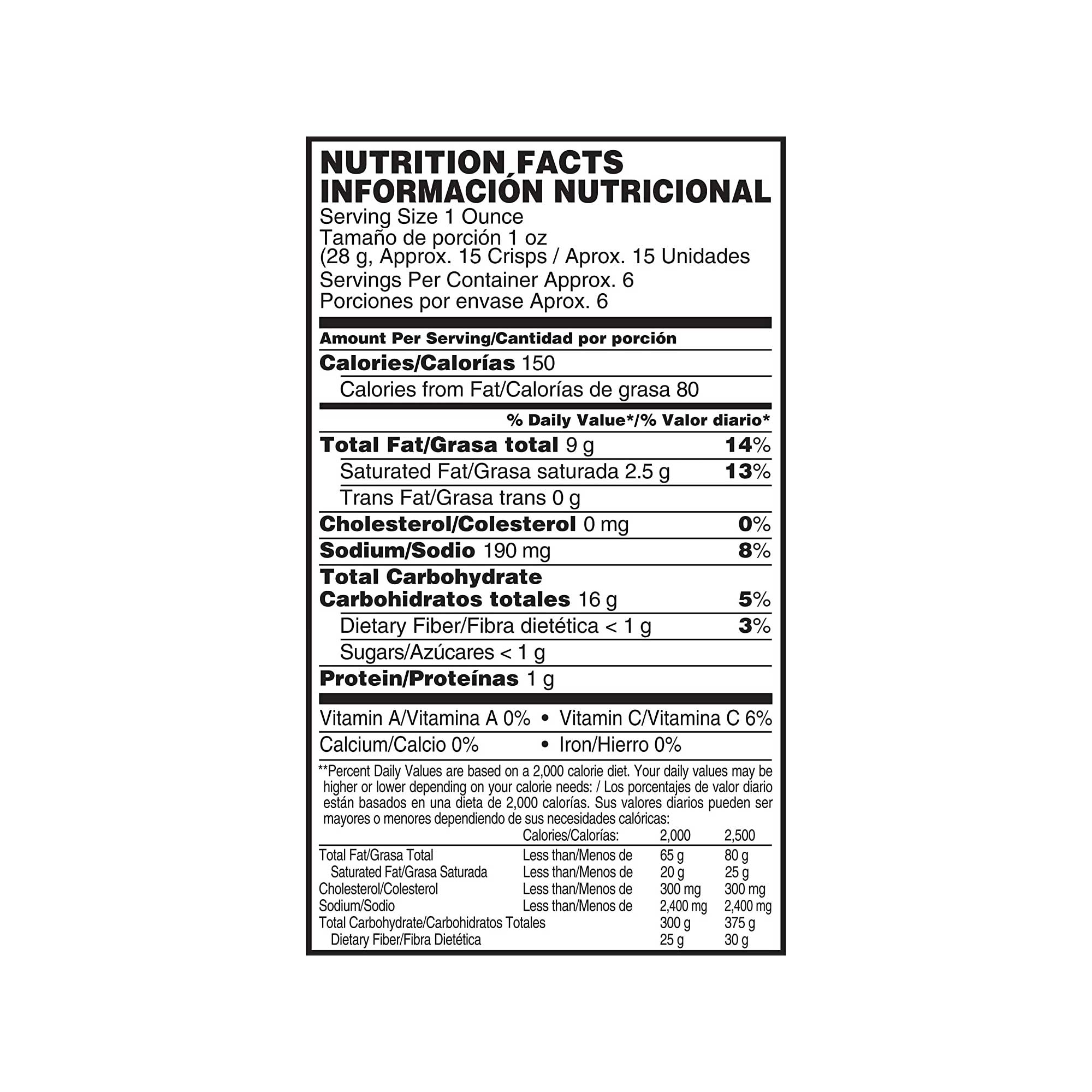 Pringles Cheddar Cheese Potato Crisps Chips ( 5.96 Ounce, 14 Count )