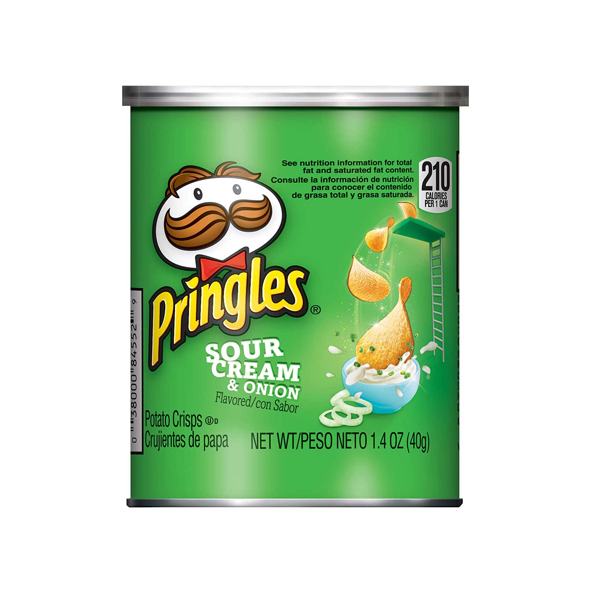 Pringles Sour Cream and Onion Potato Crisps Chips ( 1.4 Ounce, 12 Count )