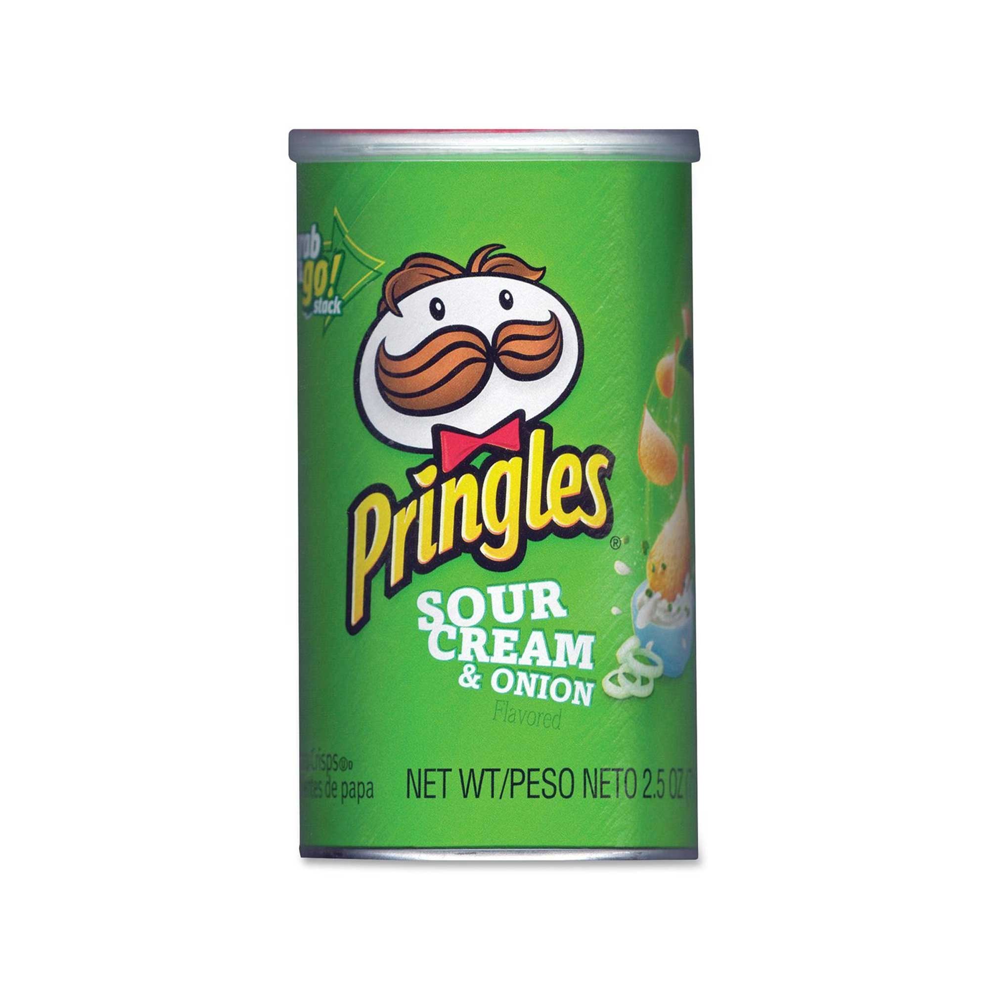 Pringles Sour Cream and Onion Potato Crisps Chips ( 2.5 Ounce, 12 Count )