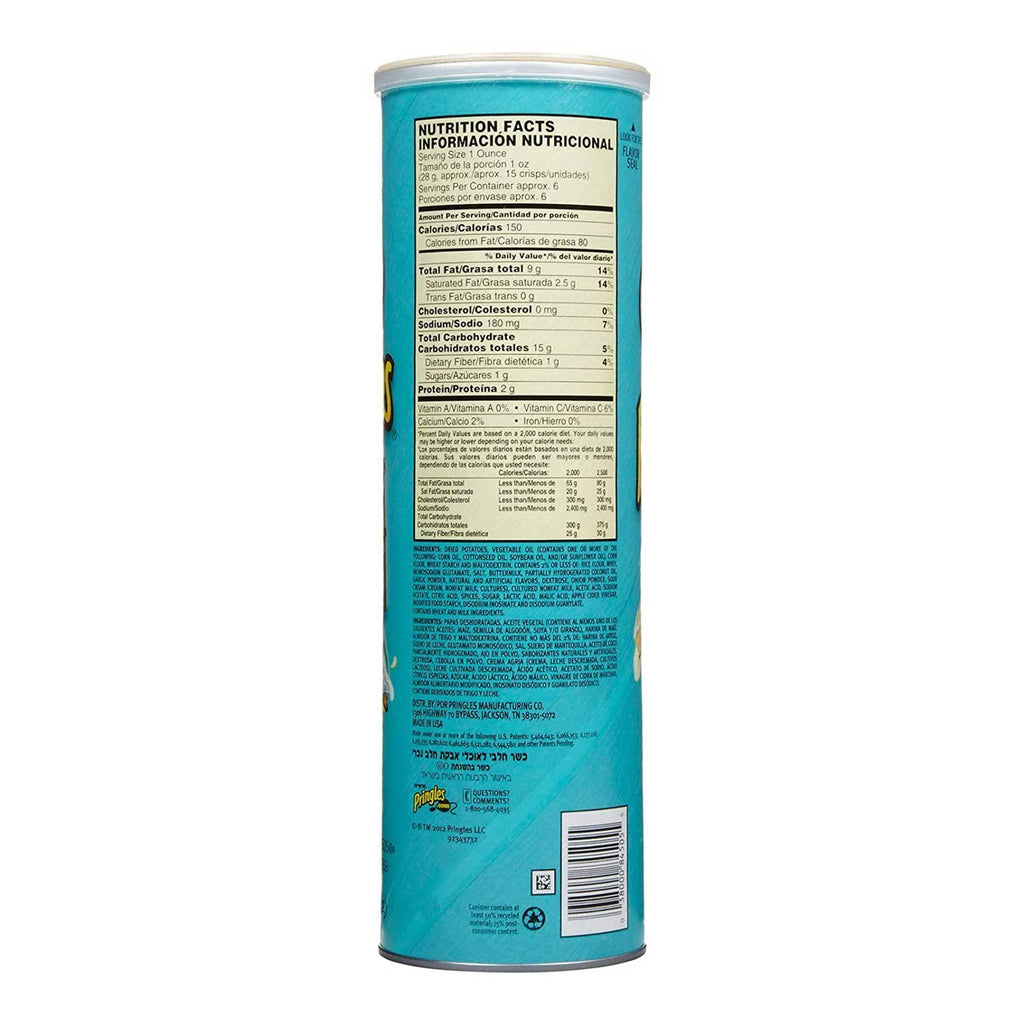 Pringles Ranch Potato Crisps Chips ( 5.96 Ounce, 14 Count )