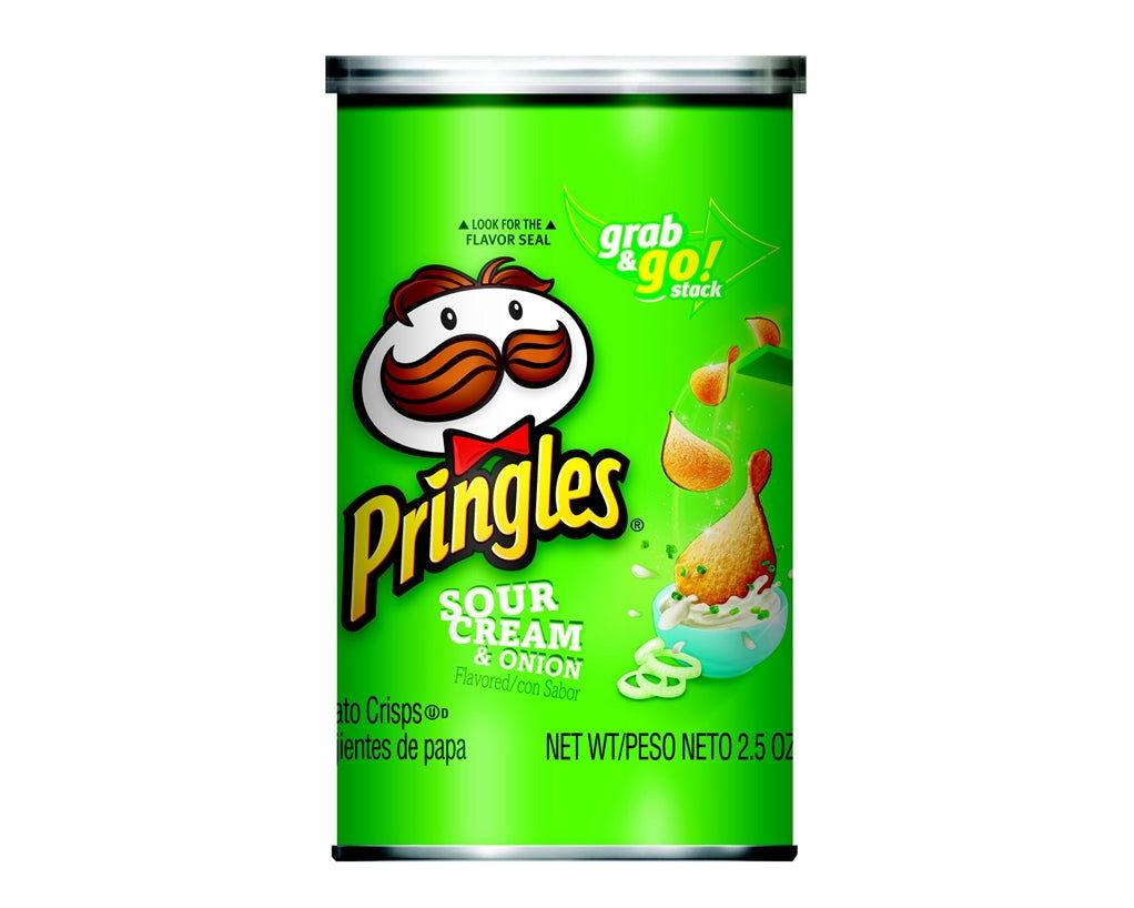 Pringles Grab n' Go Sour Cream & Onion Potato Crisps Grab n' Go Cans