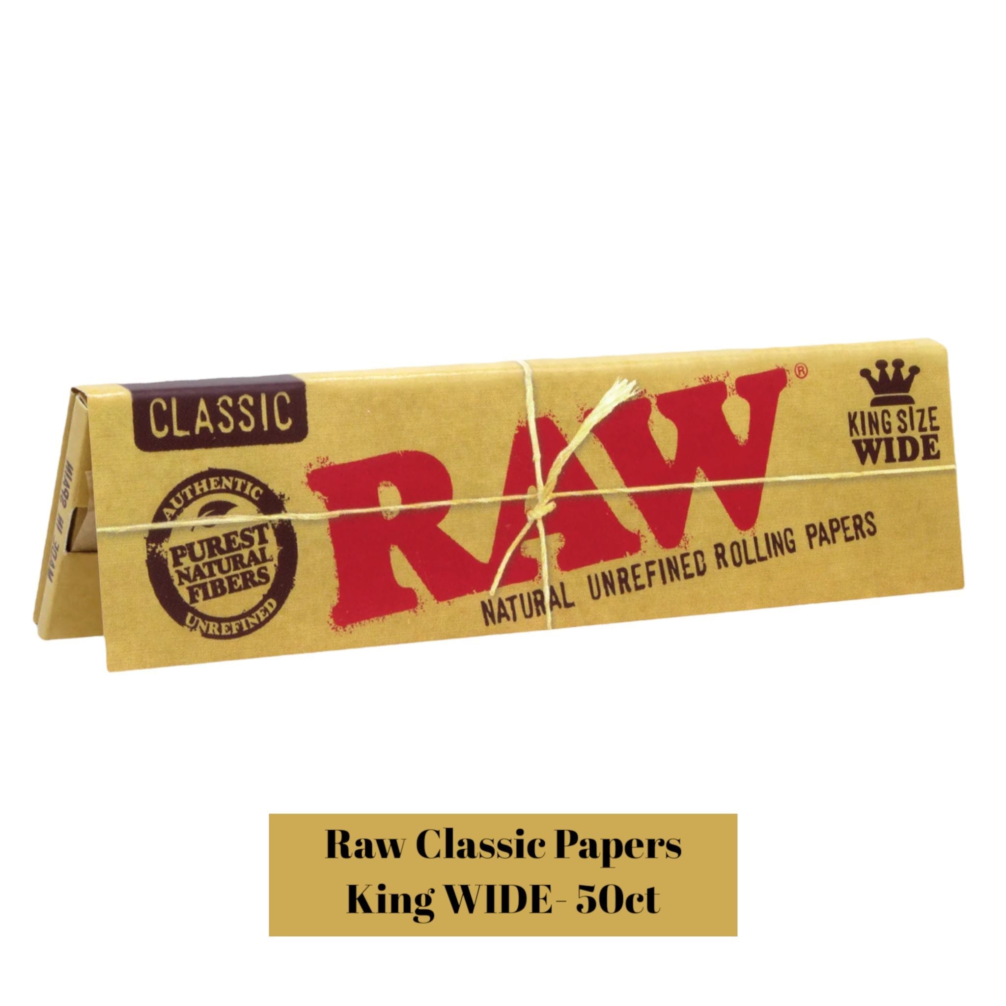 Raw Classic Papers King WIDE- 50ct - Rolling Papers Raw wholesale supplier Aonecostumer