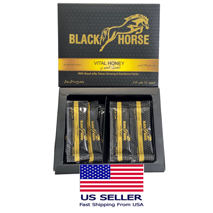 Black Horse Royal Honey – 24 Packs x 10 Grams - Honey Black Horse wholesale supplier Aonecostumer