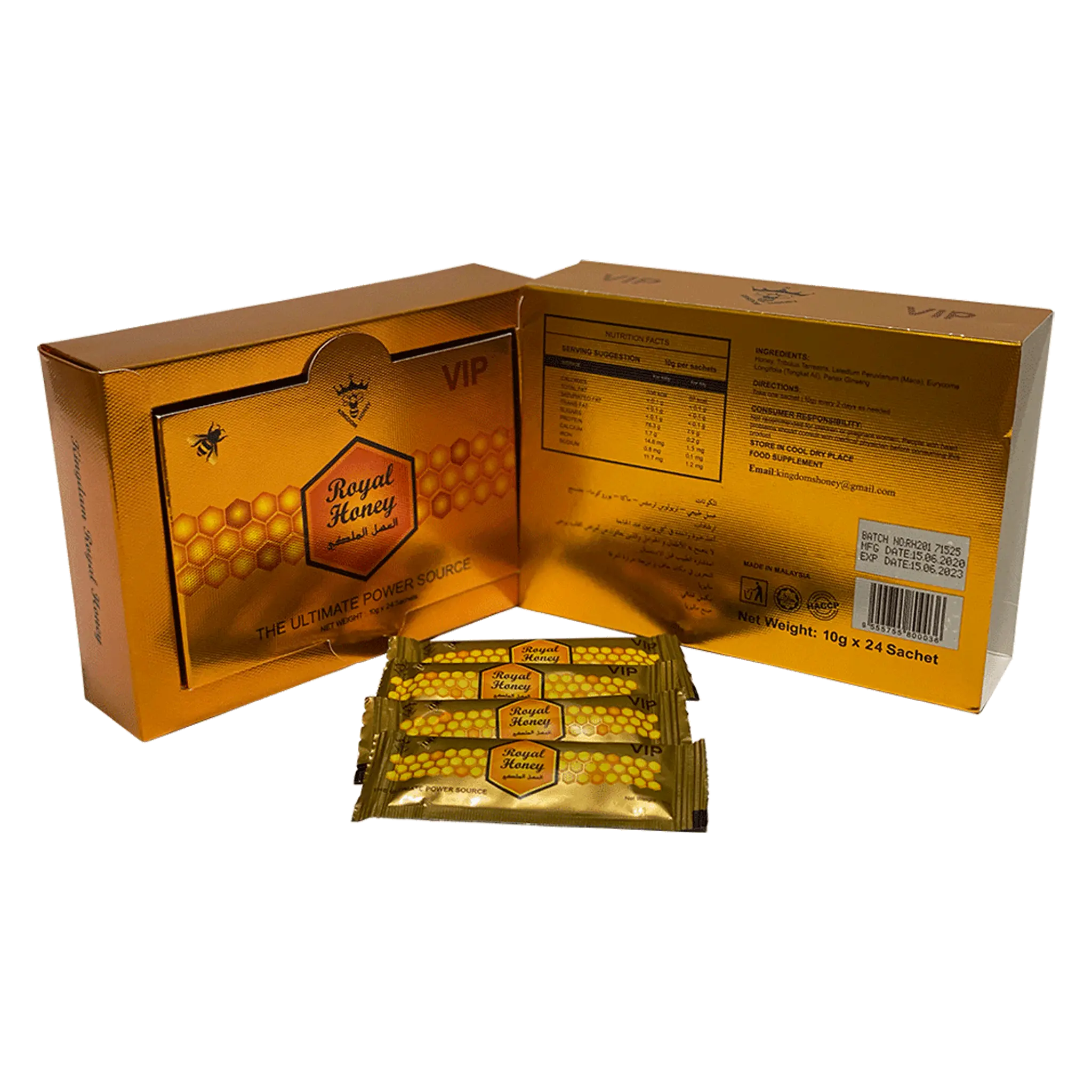 Royal Honey Gold For Man – 24 Packs x 10 Grams - Honey for Him ThirstyRun.com wholesale supplier Aonecostumer