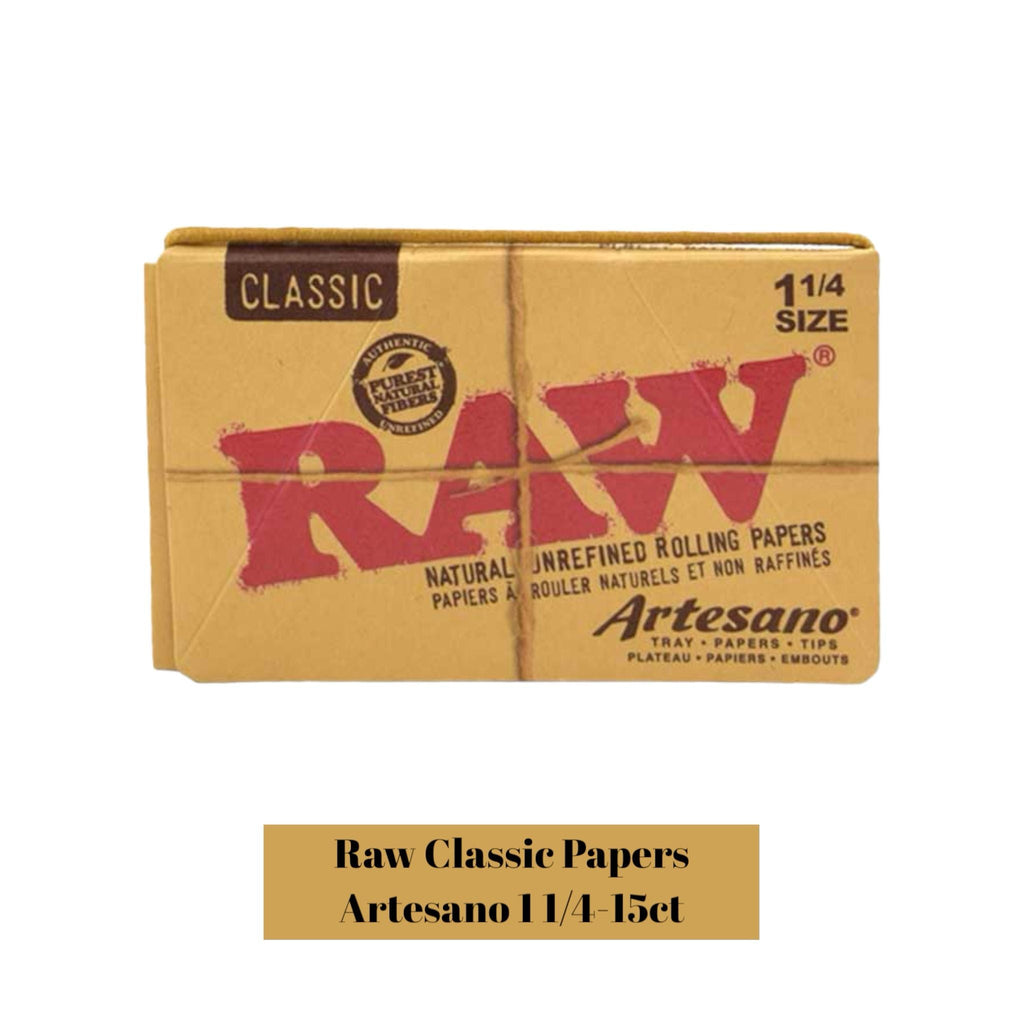 Raw Classic Papers Artesano 1 1/4 15ct - Rolling Papers Raw wholesale supplier Aonecostumer